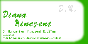 diana minczent business card